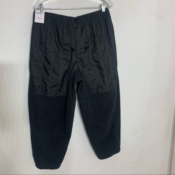 Nike Sportswear Swoosh Curve Plush Trousers black Women's large new with tags - Picture 5 of 12